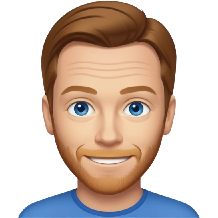 Ewan McGregor with blue eyes emoji