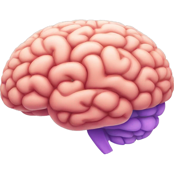 One big brain of future colorfull  emoji