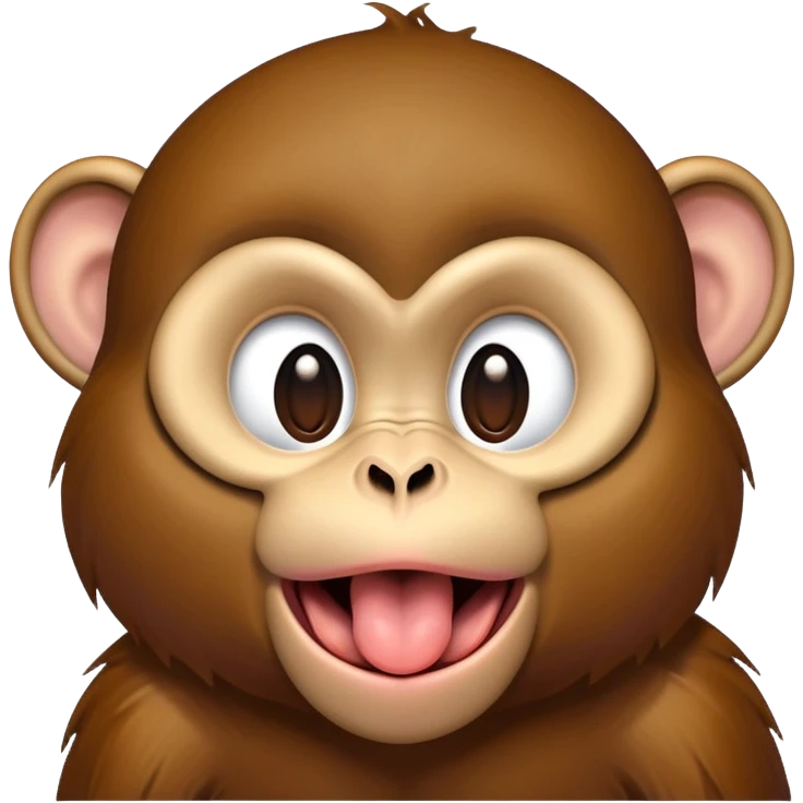 monkey sticking his tongue out emoji