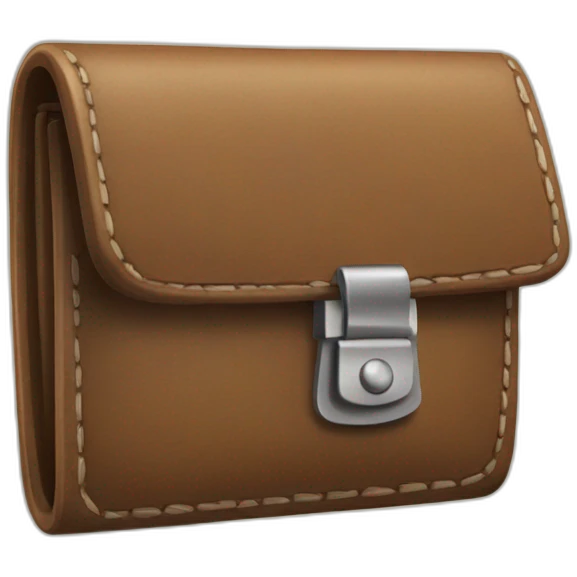 A bulky old wallet emoji