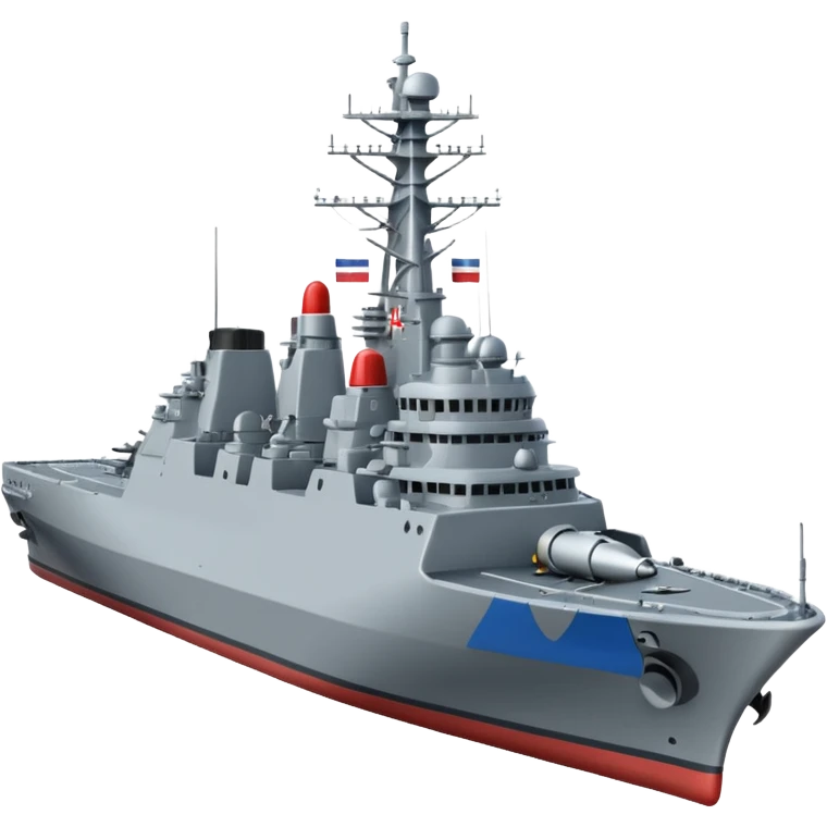 generate a very realistic missile cruiser, Admiral Zozulya emoji