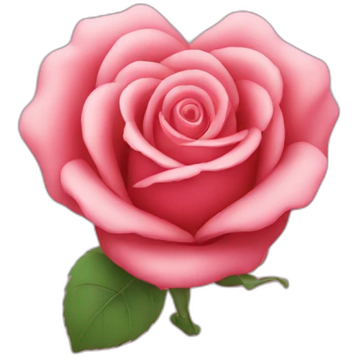 Coeur rose emoji