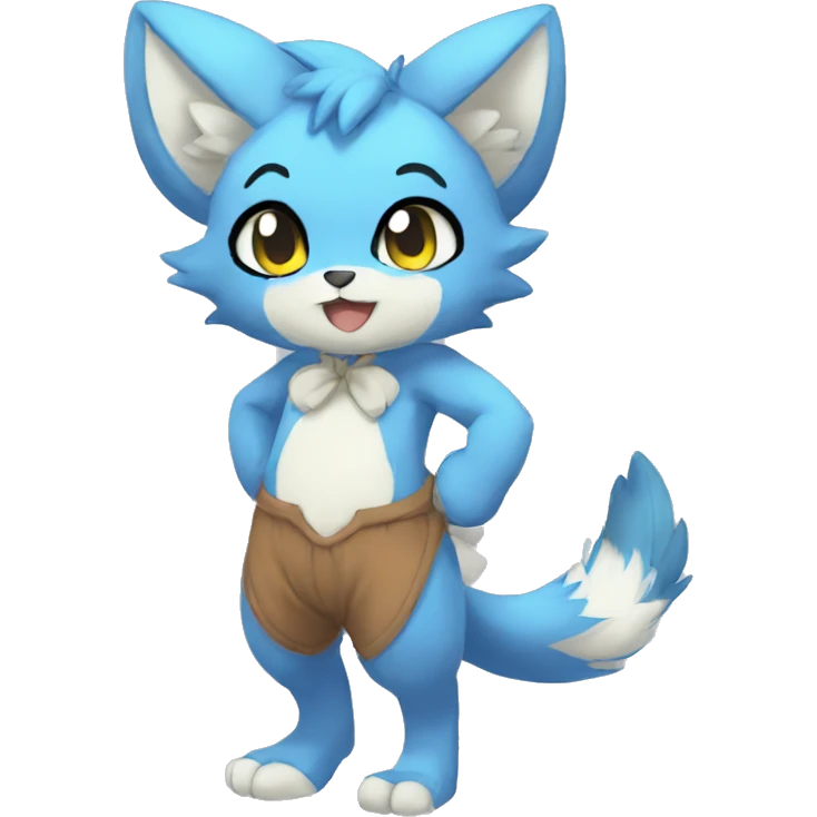 Anthro Sona Fakemon Full Body emoji