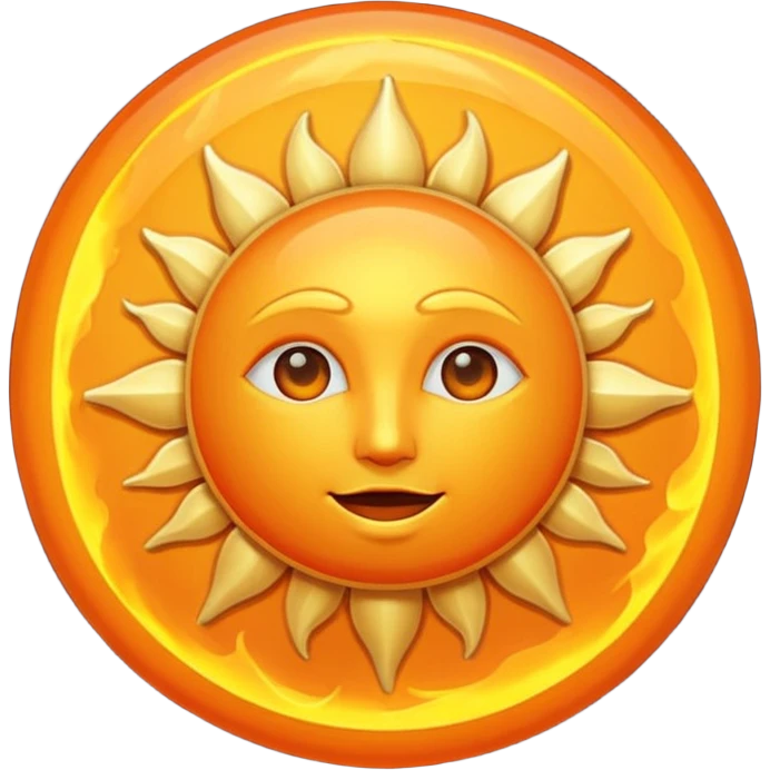 ancient sun emoji
