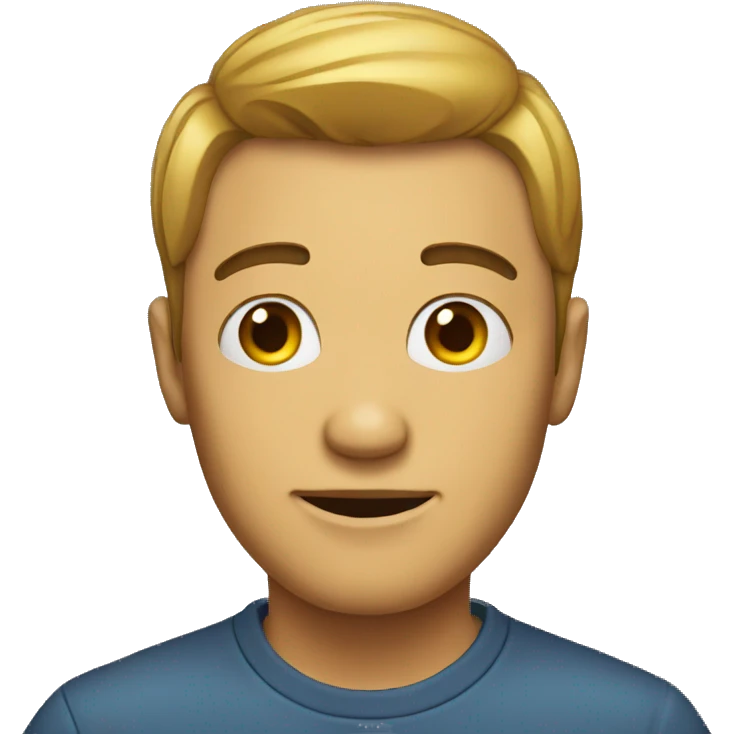 Fake face emoji