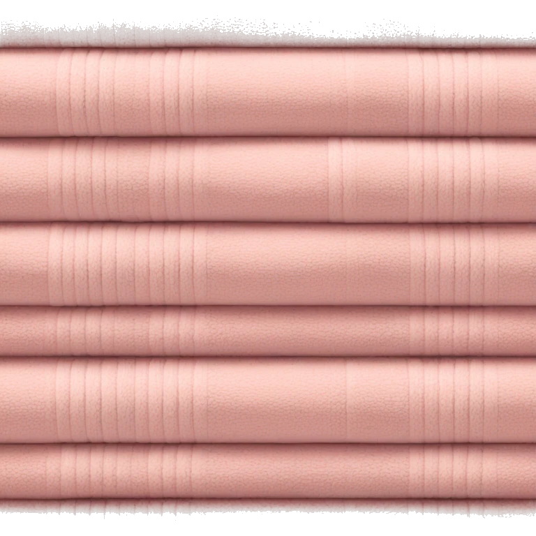 Light pink stacked towels emoji