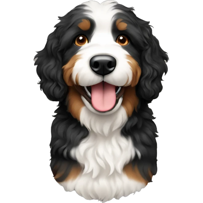 Bernedoodle  emoji