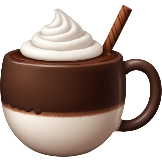 white mug-of-hot-cocoa chocolate bomb emoji