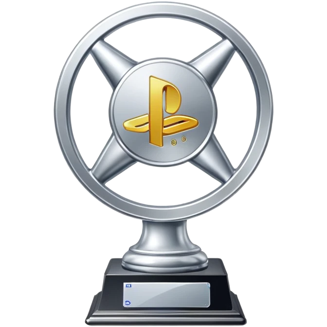 make a playstation platinum trophy emoji