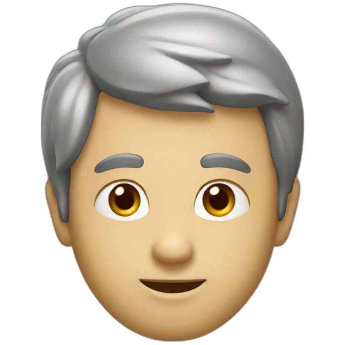 Un homme célibataire emoji