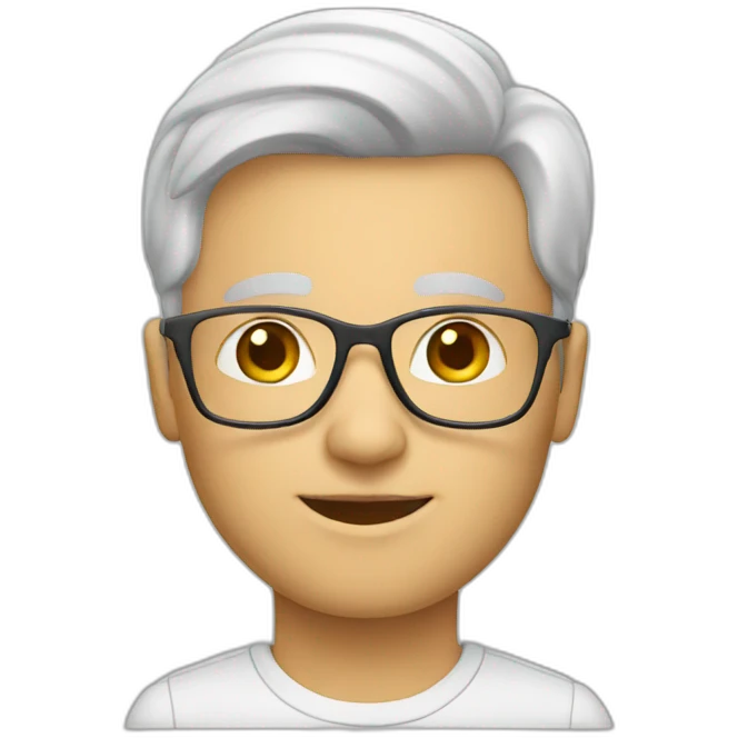teacher white emoji