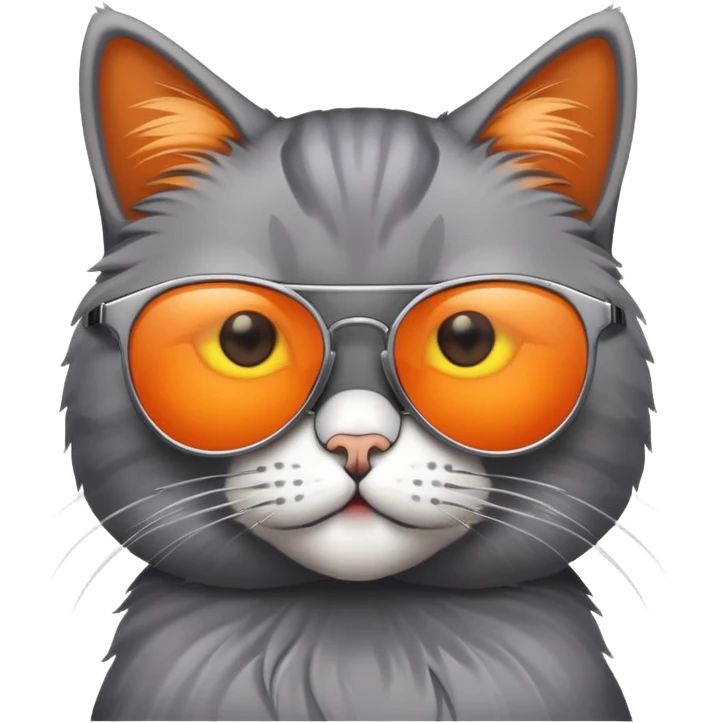 Cat wearing sunglasses emoji