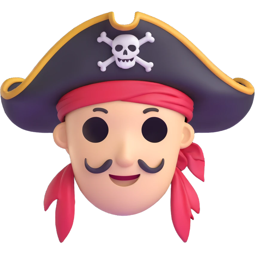 pirate hat emoji