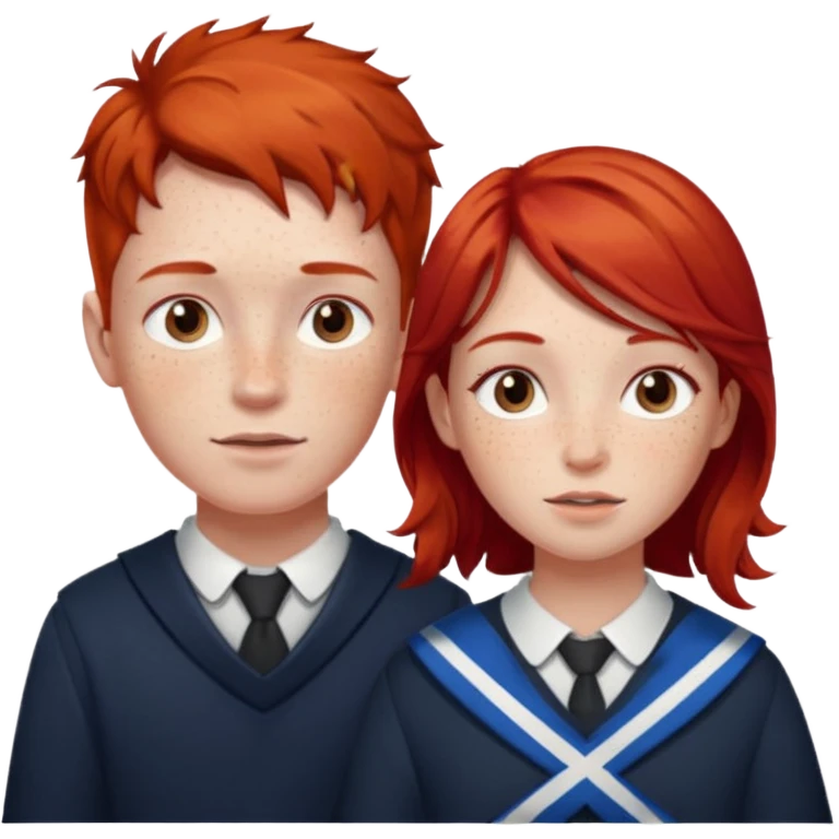 scottish boy and girl emoji