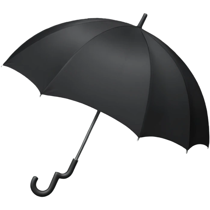 simple black umbrella emoji