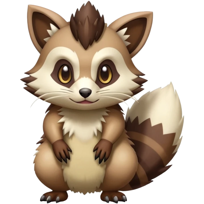  Zigzagoon-Furret-Hybrid (Full body) emoji