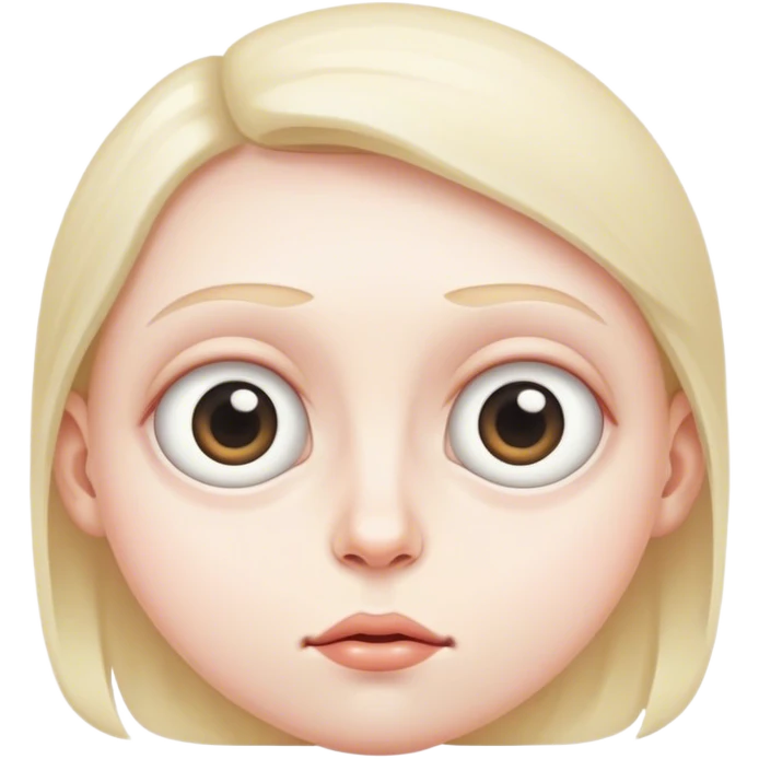 Big, bulging eyes emoji