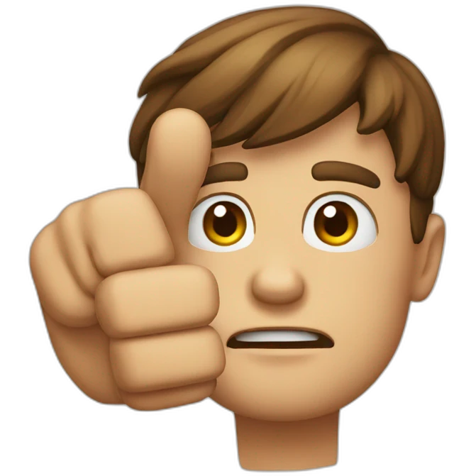 thumbs down emoji