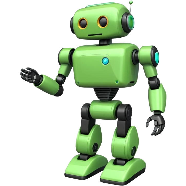 Jet-arm green,Toy Robot. emoji