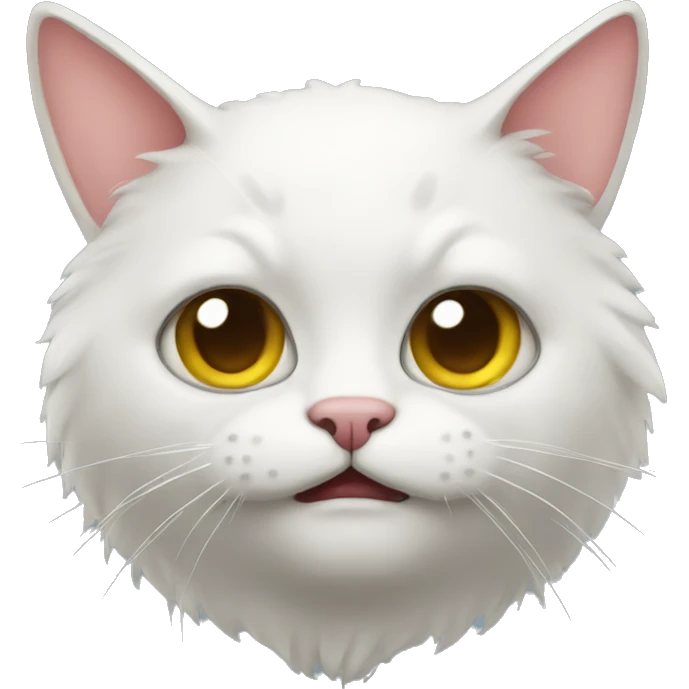 Weird cat emoji