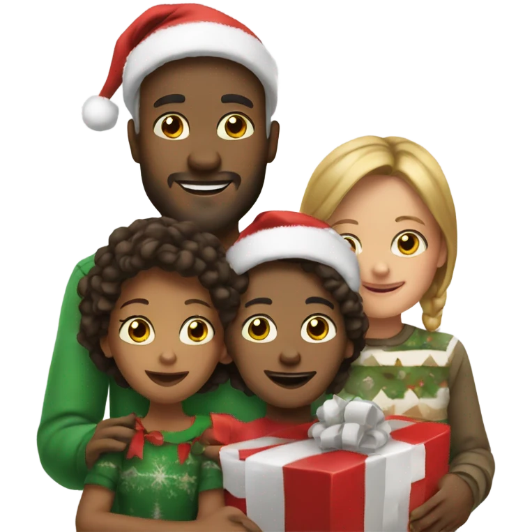 Christmas, family emoji