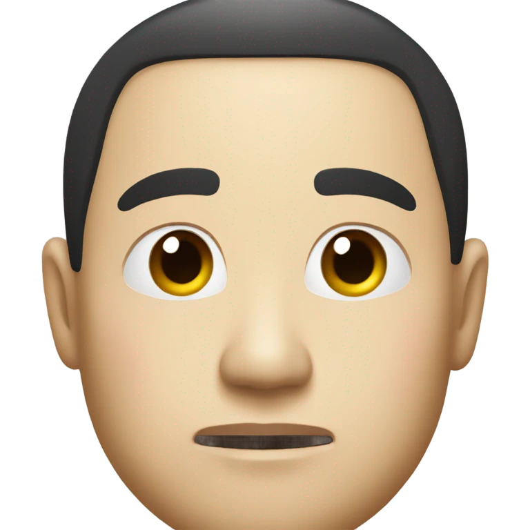 japanese guy with one eyebrow raised emoji