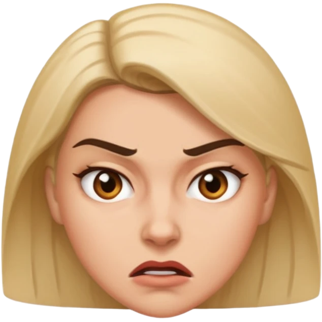 aggressive female boss emoji