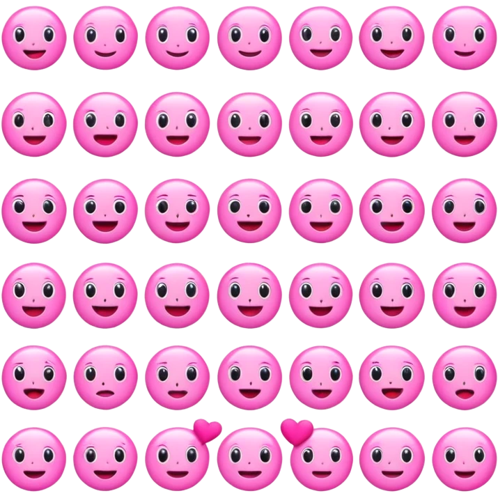 pink cutesy emojis emoji