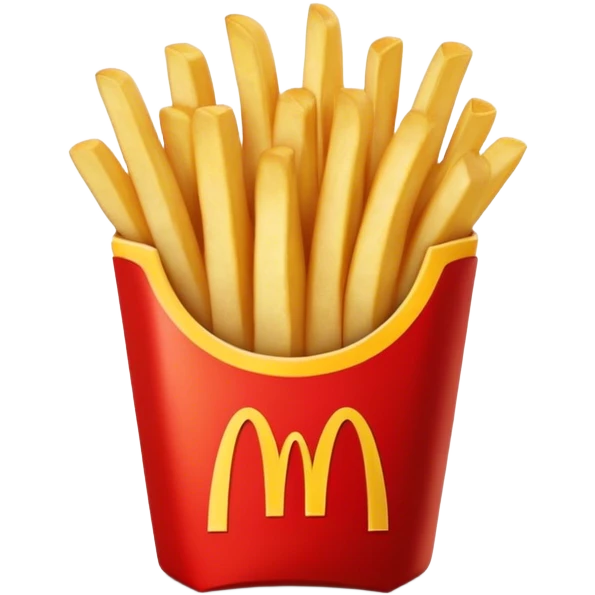 McDonald’s French fries  emoji