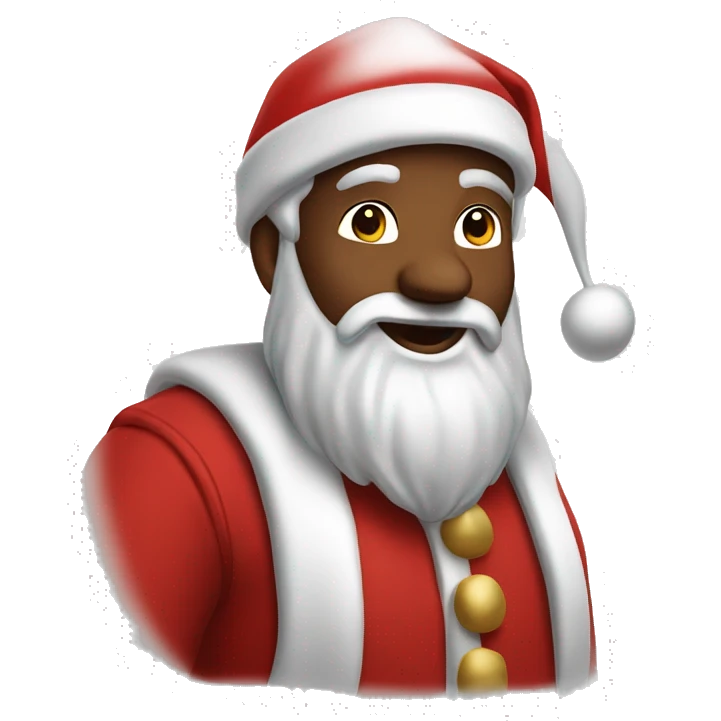 Santa Claus whit He’s elf  emoji