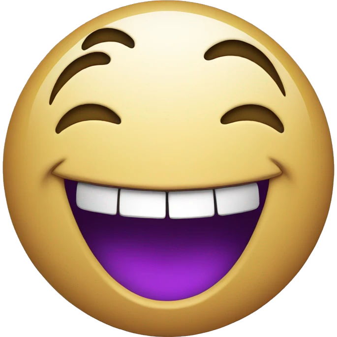 purple smiley face emoji