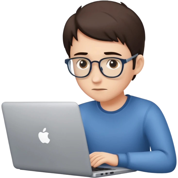 Verkaufsskript online am laptop  emoji
