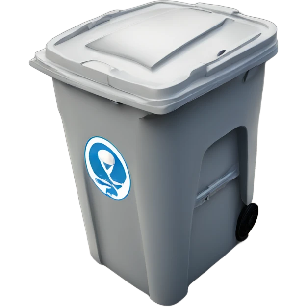 Napoli logo on trash can  emoji