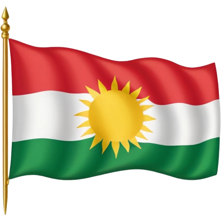 kurdistan flag emoji