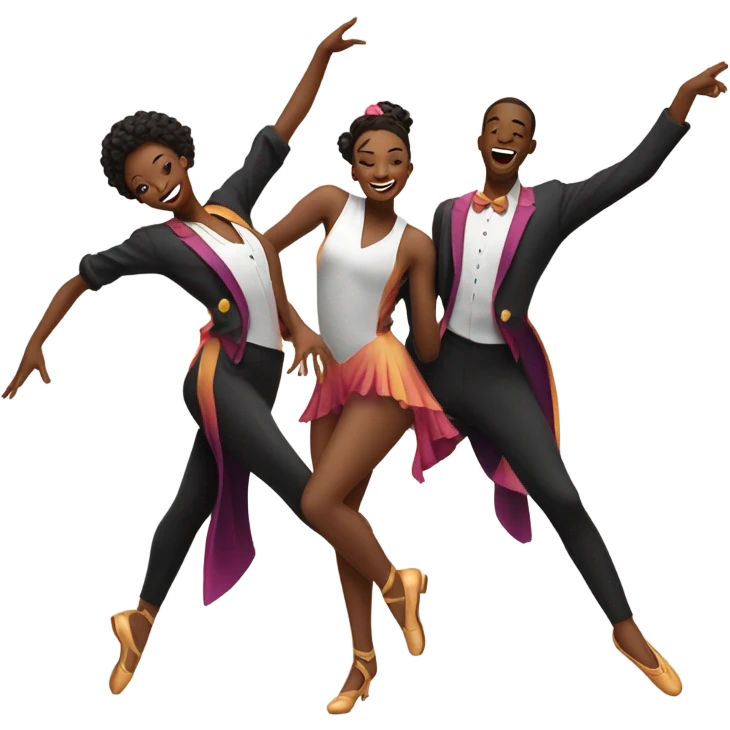 Dancers of jazz man emoji