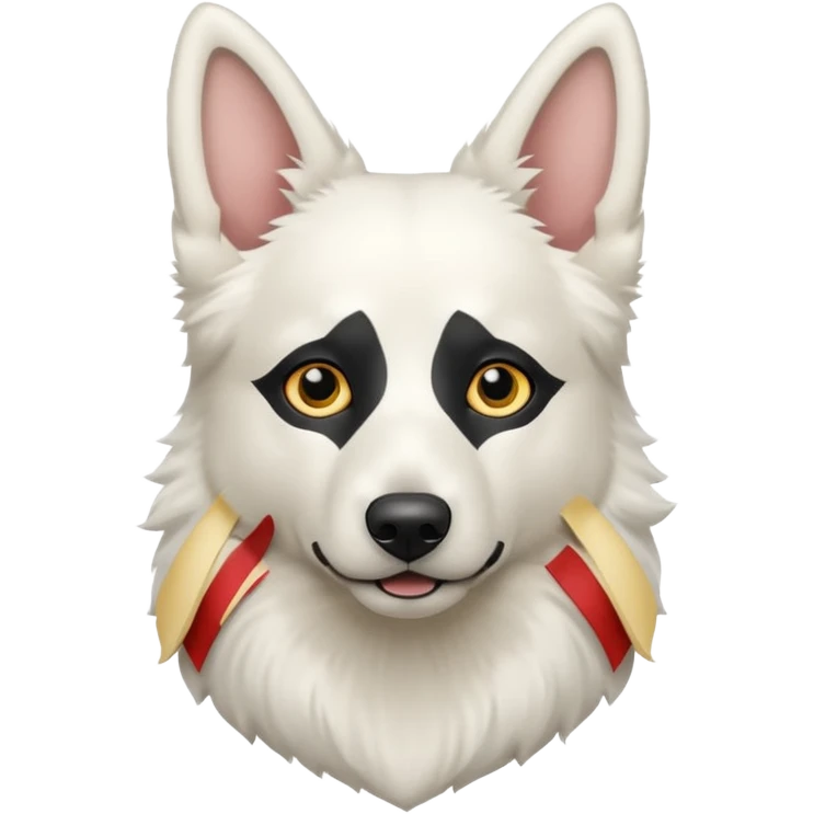 White shepherd dog emoji