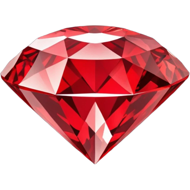 red shiney diamond emoji emoji