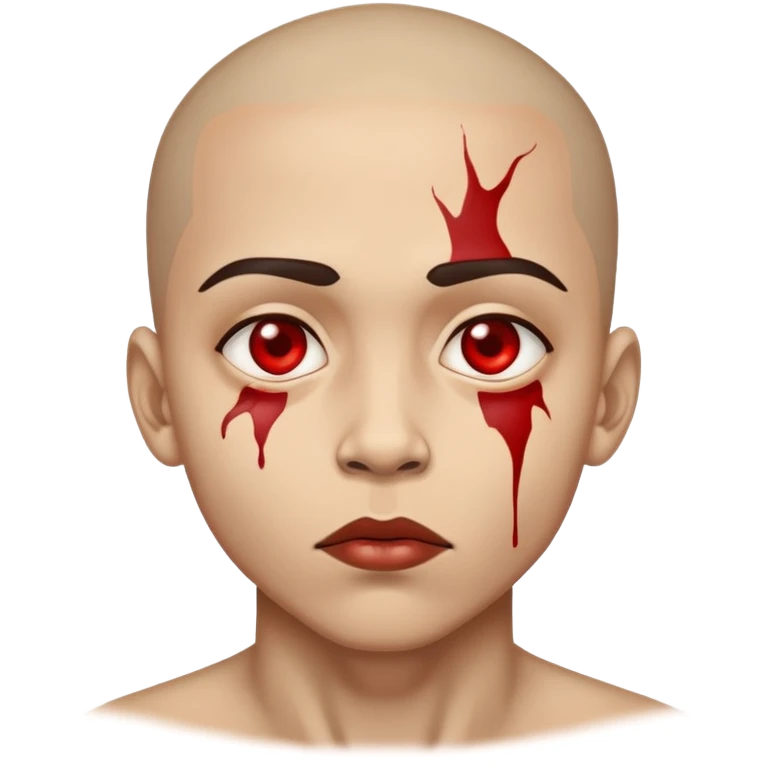 A lightskin getting high emoji