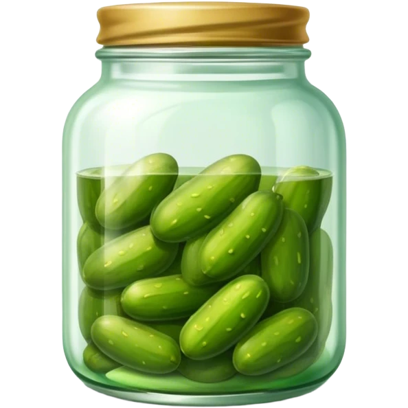 Pickles jar on bed emoji