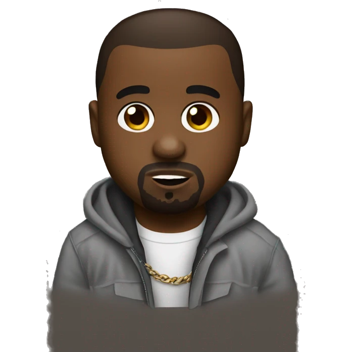 kanye west bear emoji