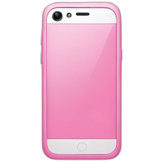pink smartphone emoji