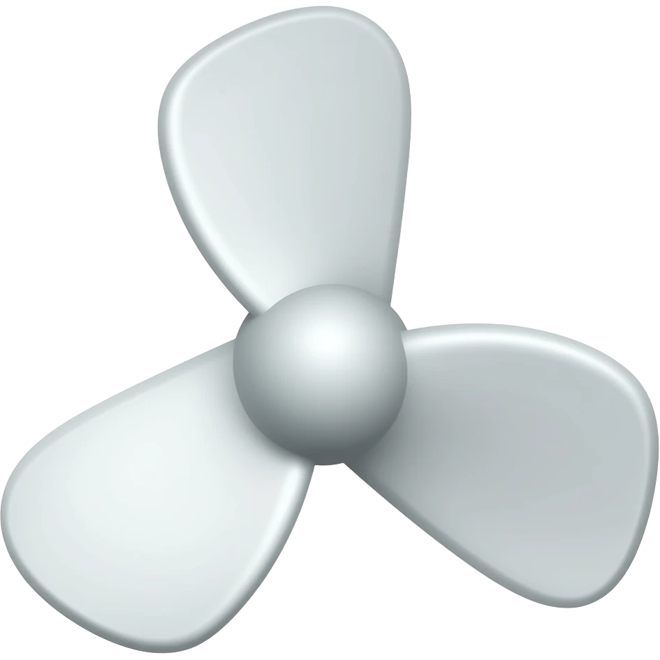 3 bladed propeller emoji