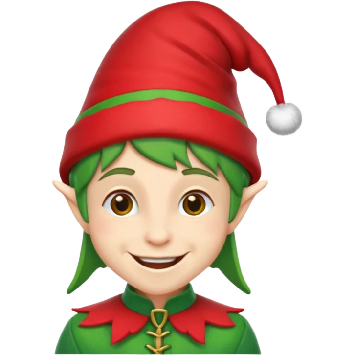 Christmas elf emoji