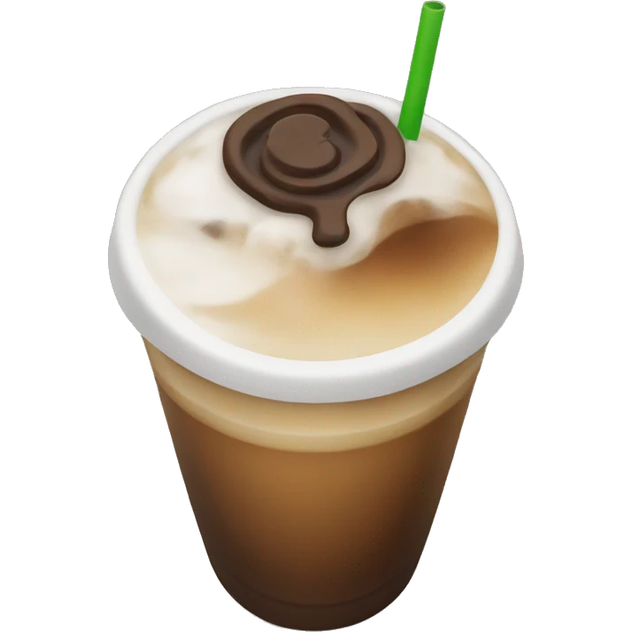 Iced coffee  emoji