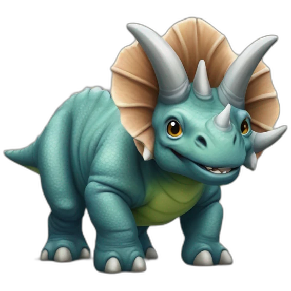 Triceratops emoji