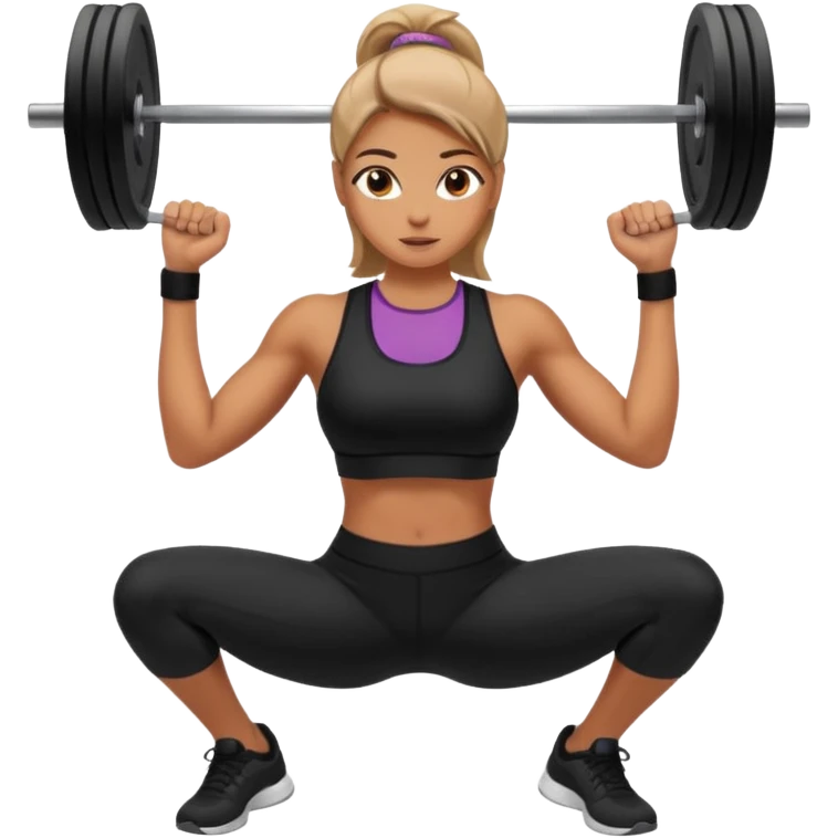 Gym girl aesthetic emoji