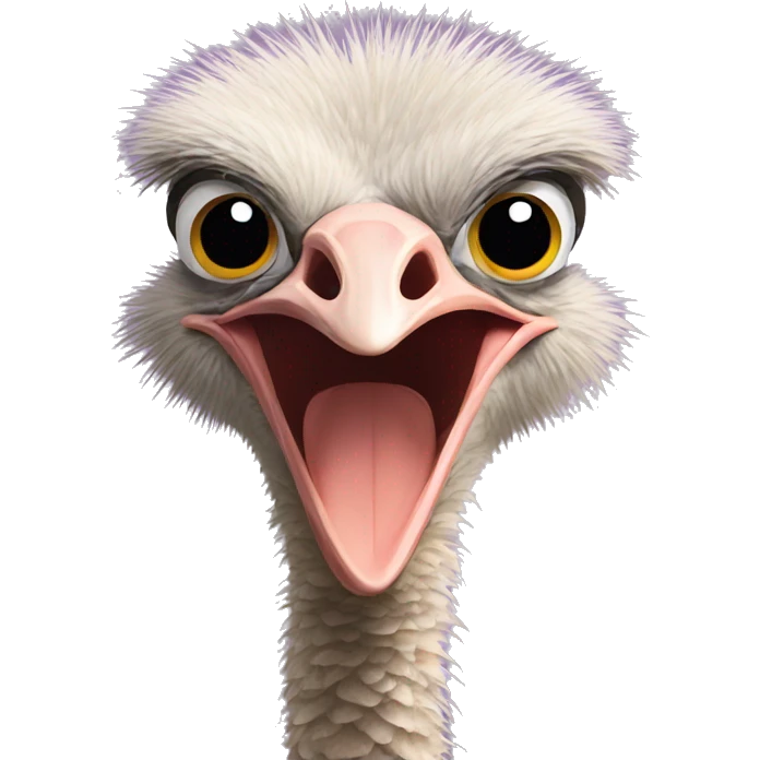 ostrich angry emoji