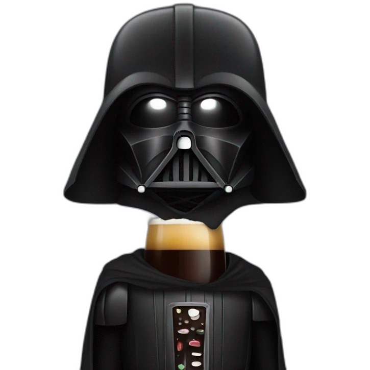 Dark vador beer emoji