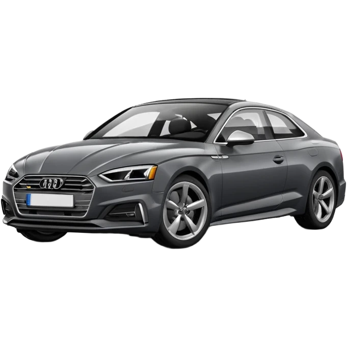 2019 dark grey Audi a5 coupe  emoji