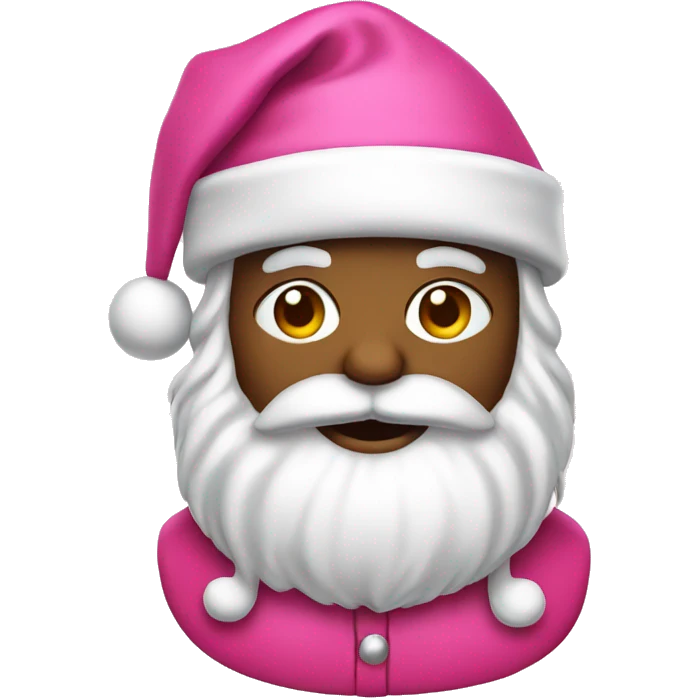 pink santa emoji